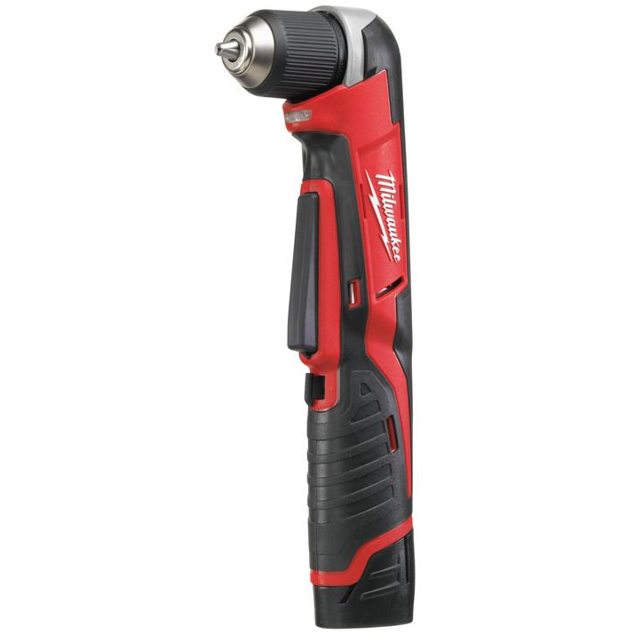 Milwaukee C12RAD-202B 12V Cordless Angle Drill with 2x 2.0Ah Batteries