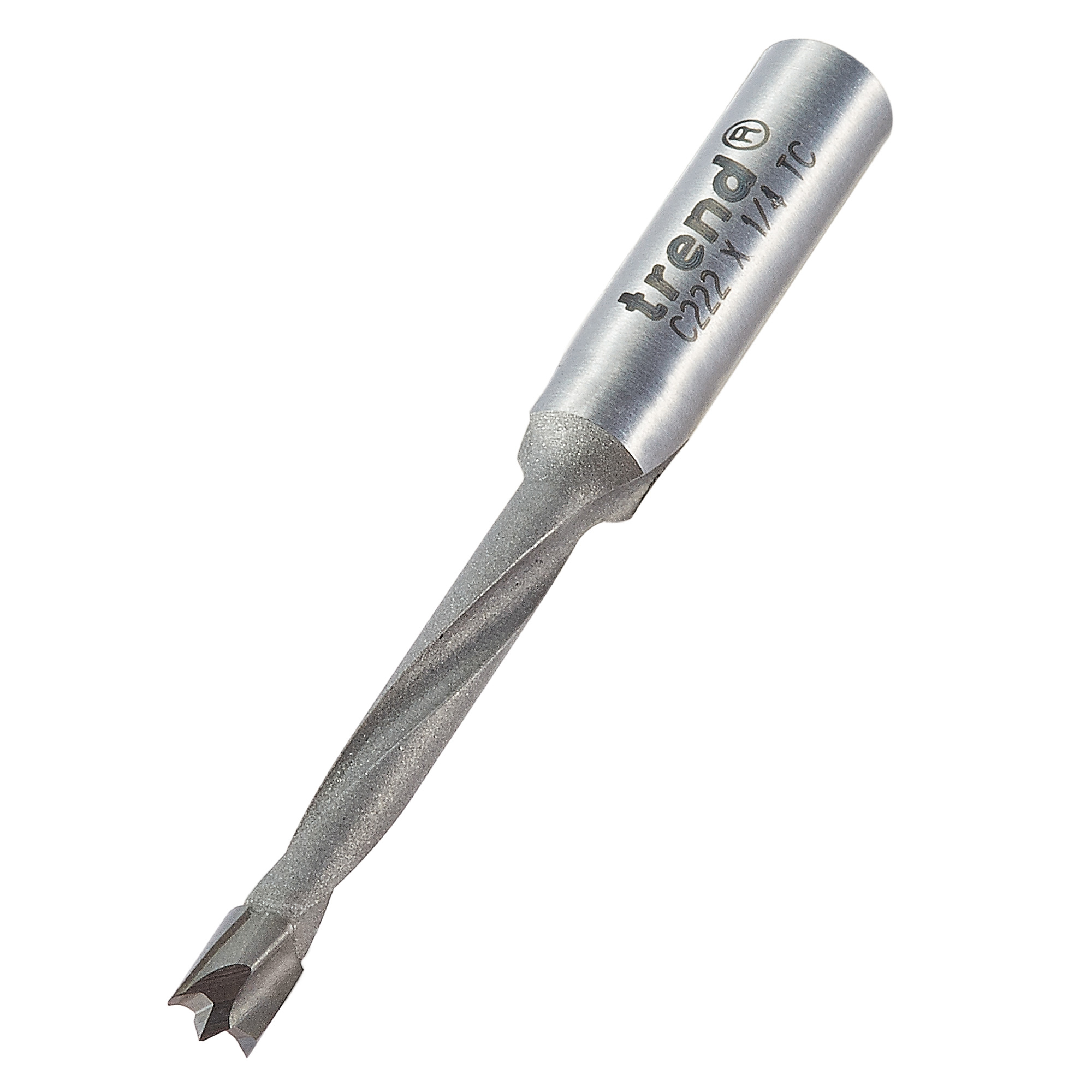 Trend C222X1/4TC Dowel drill 4mm x 30mm cut