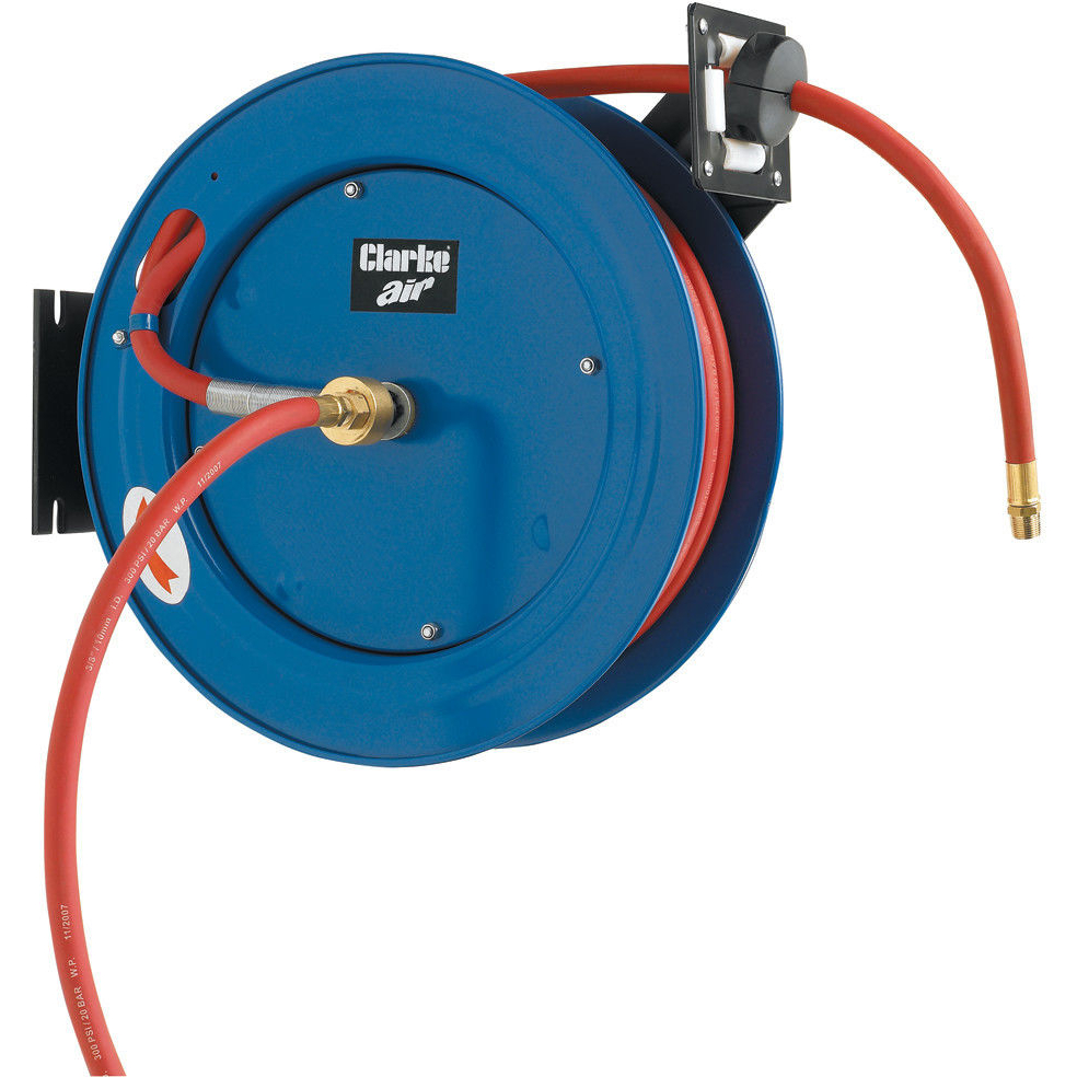 Clarke 3126100 CAR15MC 15m Retractable Air Hose Reel