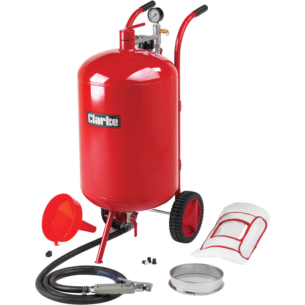 Clarke 7640134 CPSB200B 63L Pressurised Sandblaster