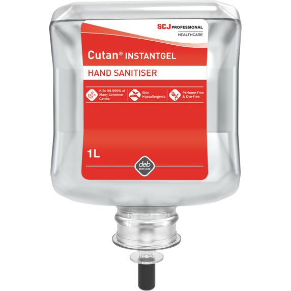 SCJohnson CAG392 Cutan® InstantGEL™ Alcohol-Based Gel Hand Sanitiser ( Pack x 6 1L Cartridges )