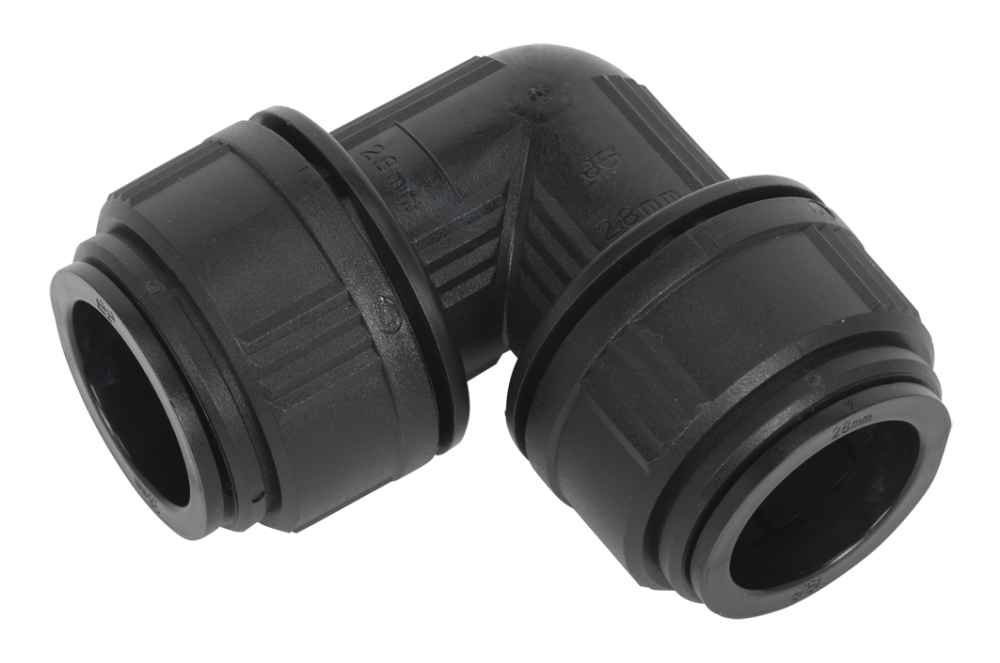 Sealey CAS28EE 28mm Equal Elbow Pack of 5