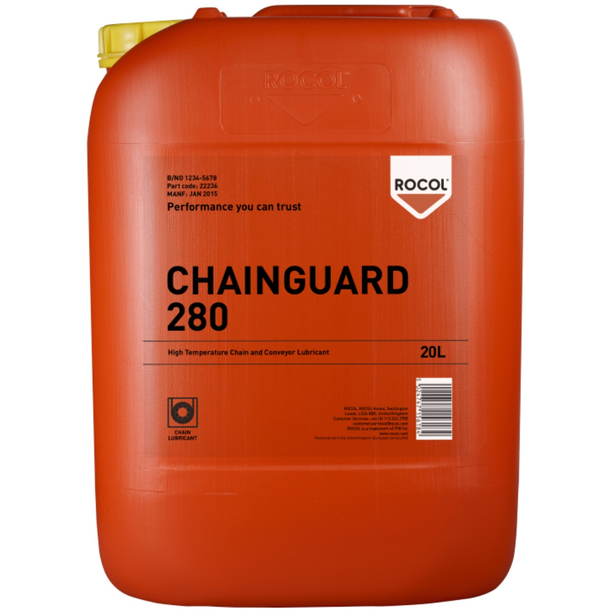 Rocol 22236 Chainguard 280 Multi-Purpose Chain Lubricant 20ltr