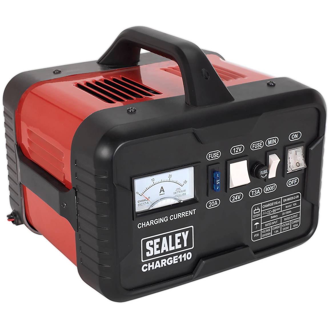 Sealey CHARGE110 Battery Charger 14Amp 12/24V 230V