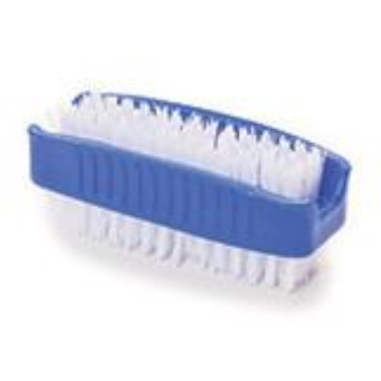 Cottam CHB00026 Plastic Nail Brush – Double Sided Scrubbing 