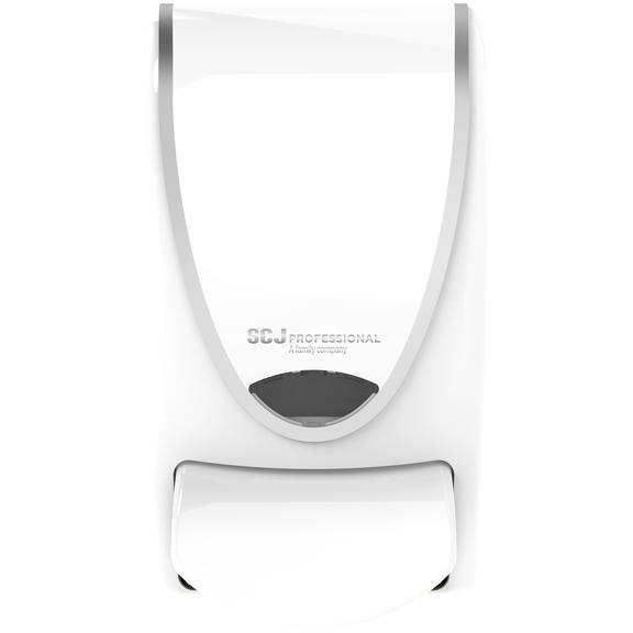 SCJohnson CHR1LDS Plain White with Chrome Strip 1L Dispenser