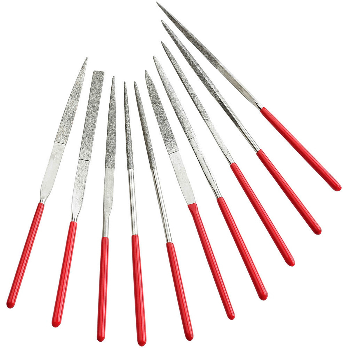 Clarke 1801886 CHT886 10 Piece Diamond Needle File Set 