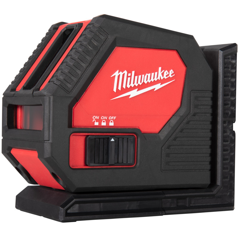 Milwaukee CLL-C Alkaline Green Crossline Laser Level (4x AA)