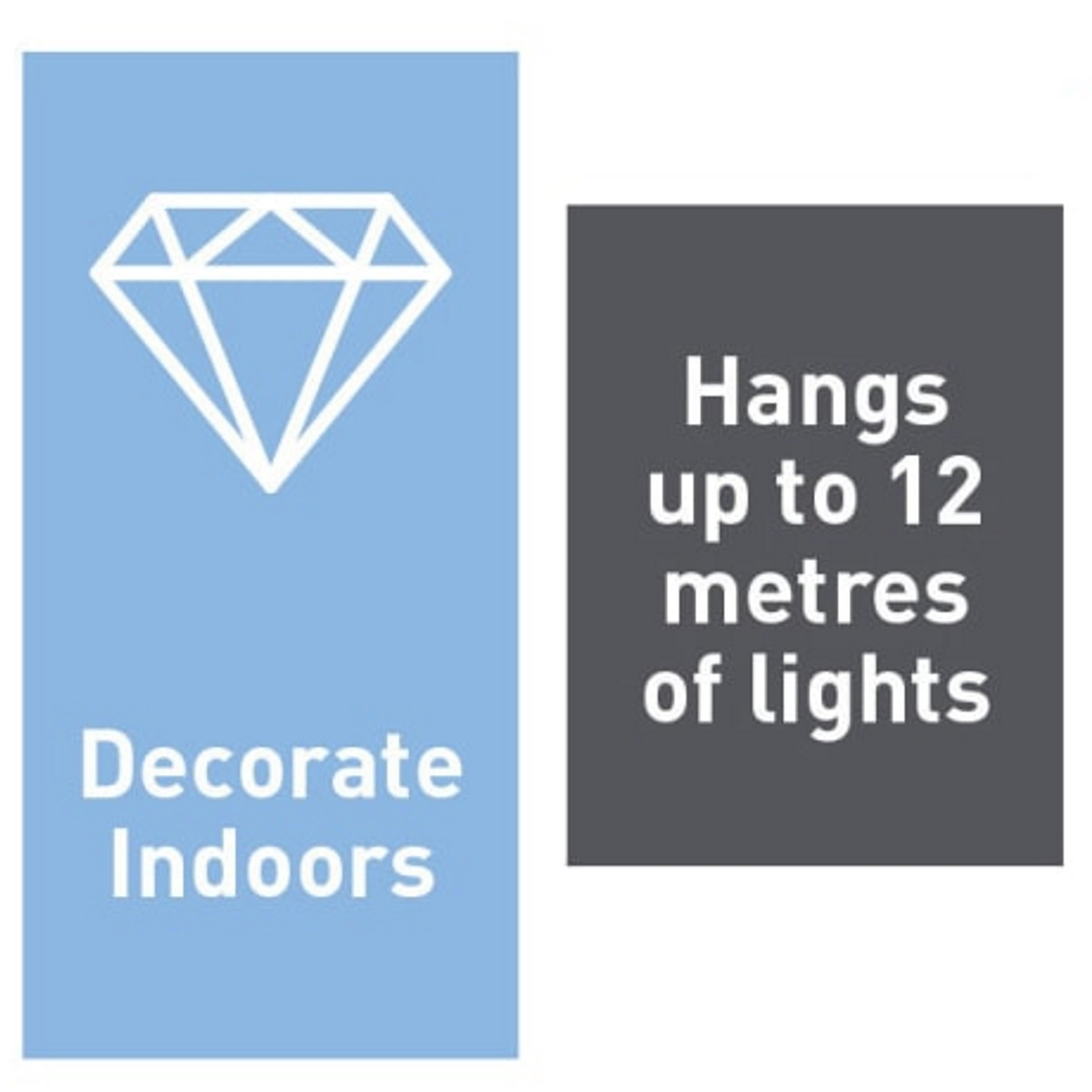 Command 17026CLR Clear Decorating Clips with Clear Strips (Pack of 20) COM17026CLR