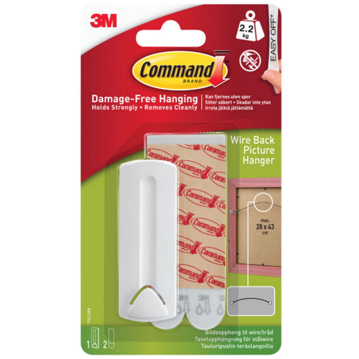 Command 17041 Wire-Backed Picture Hanger COM17041