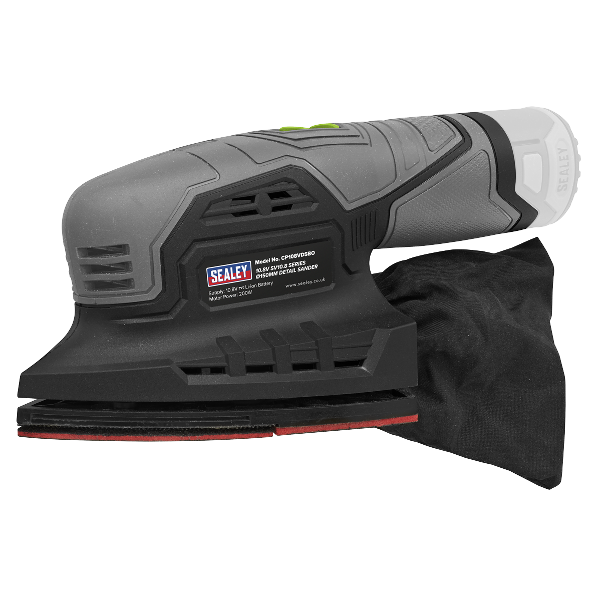 Sealey CP108VDSBO 150mm Detail Sander 10.8V SV10.8 Series