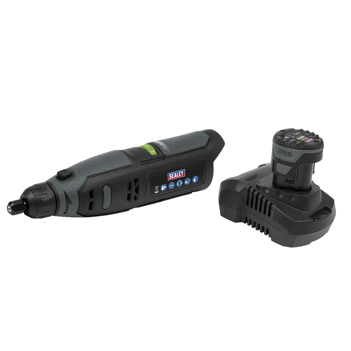 Sealey CP108VMG Cordless Multipurpose Mini Grinder Kit 10.8V 2Ah SV10.8 Series