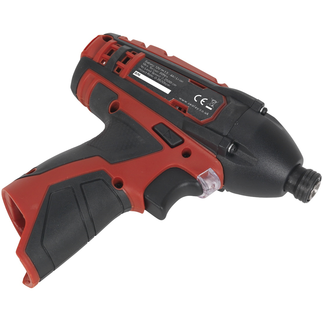 Sealey CP1203 Body Only Impact Driver 12V 1/4"Hex Drive 80Nm -