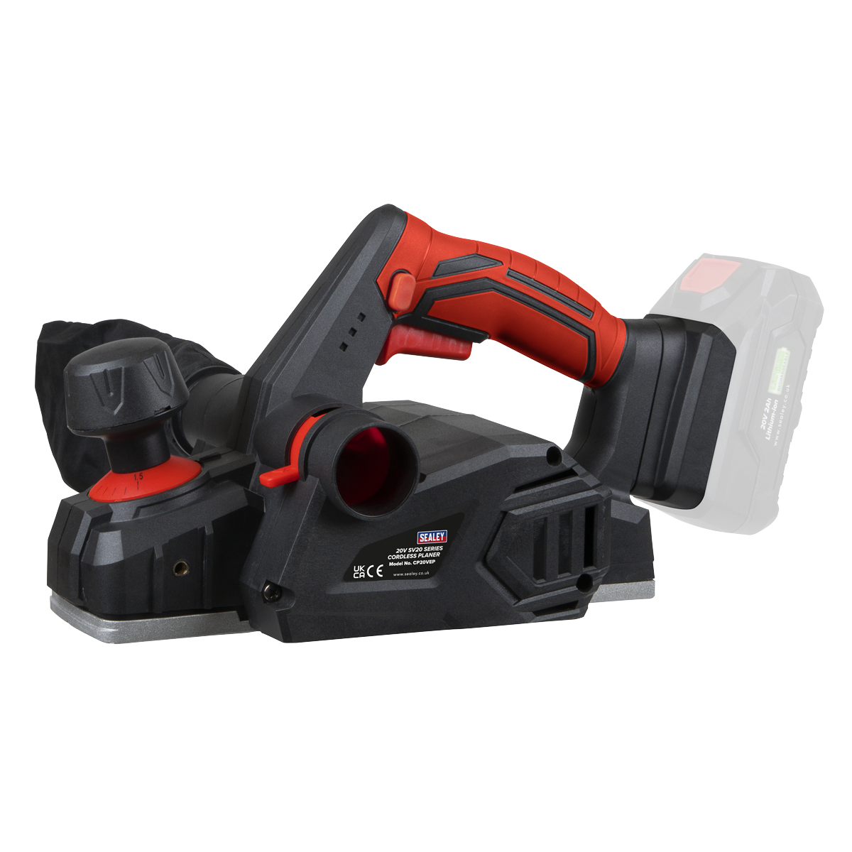 Sealey CP20VEP Cordless Planer 20V SV20 Series 82mm - Body Only
