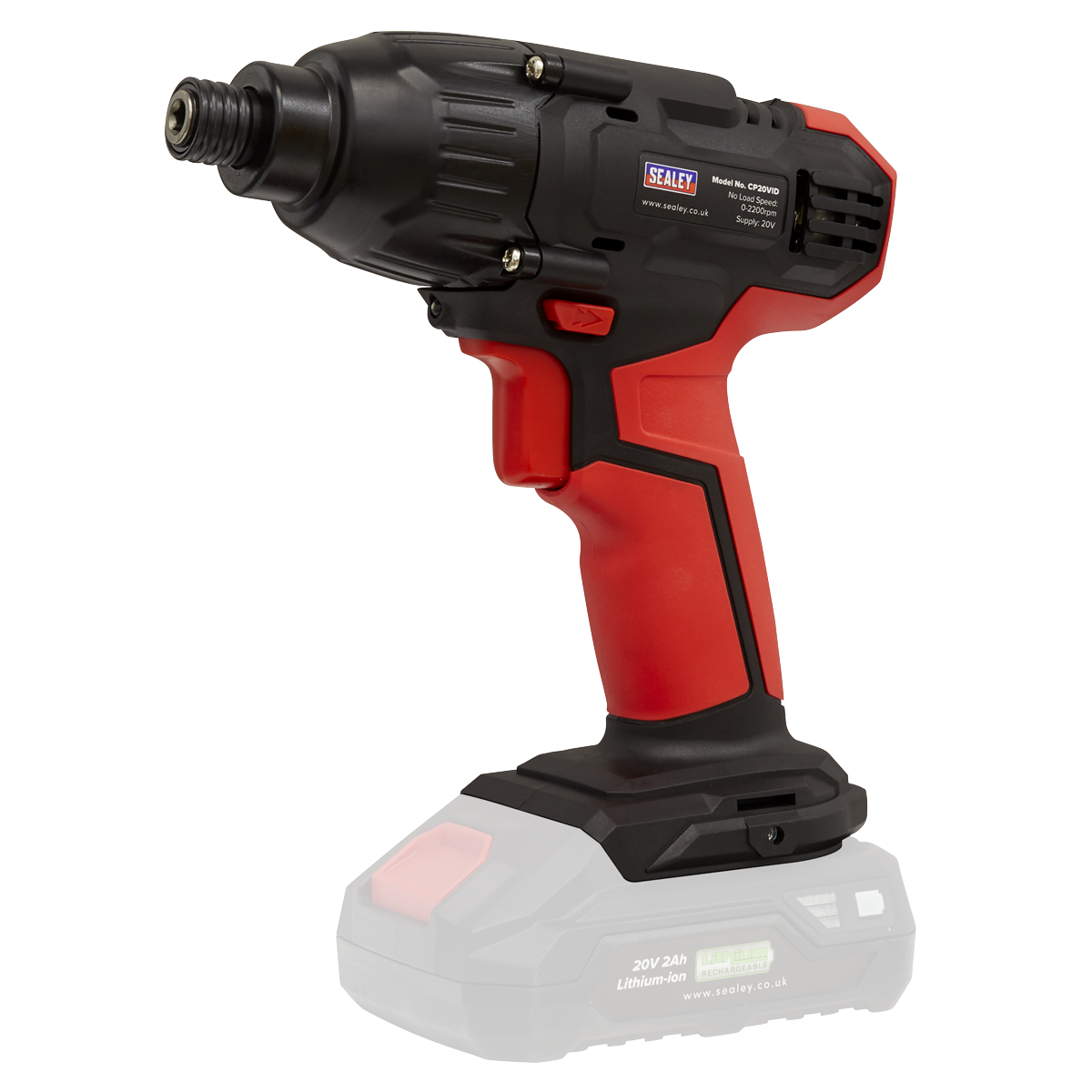 Sealey CP20VID Impact Driver 20V 1/4"Hex Drive 180Nm - Body Only