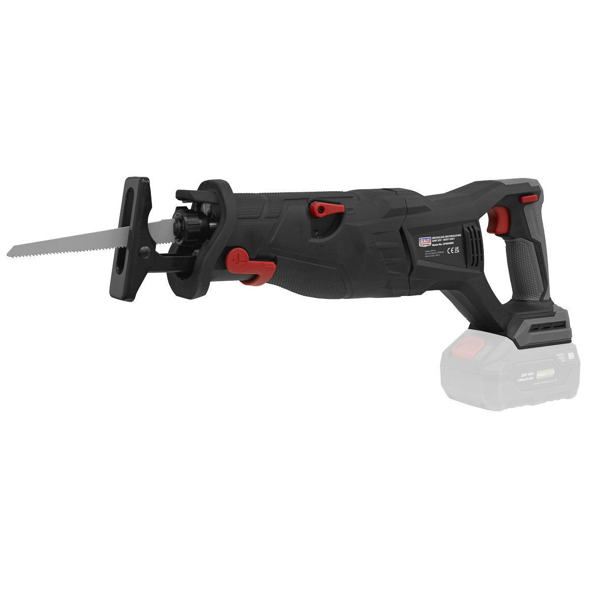 Sealey CP20VRSX Brushless Reciprocating Saw 20V SV20 Series - Body Only