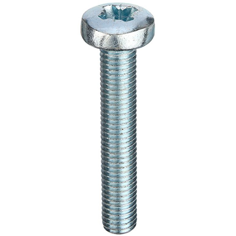 M5 x 10mm Machine Screw PZ2 PAN - BZP (Box of 1000)