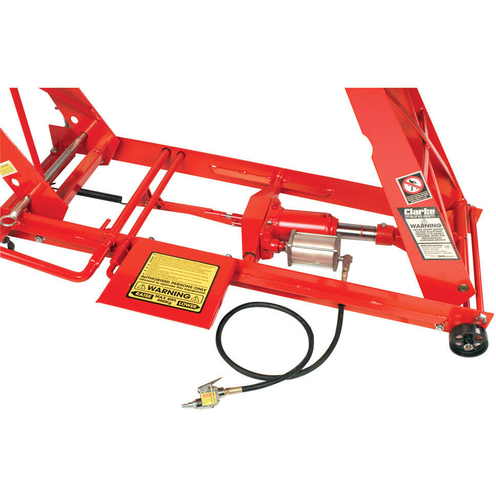 Clarke 7610144 CML3 Air Foot Pedal Operated Hydraulic Lift from Lawson HIS