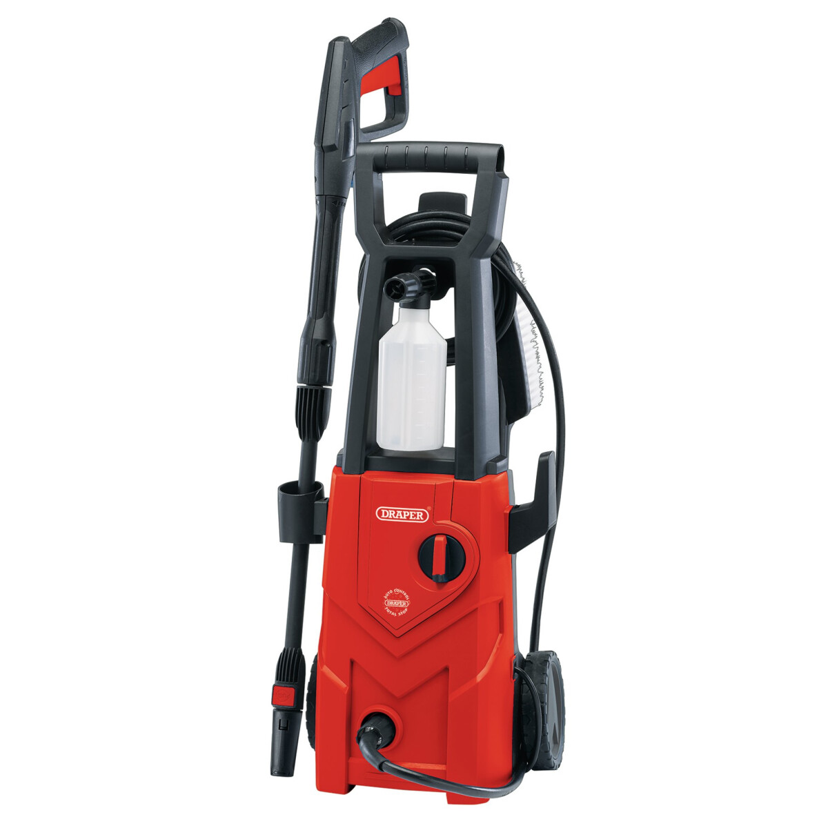 Draper 00786 PW1600/90D/RED 230 V Pressure Washer, 1,600 W, 135bar, Red