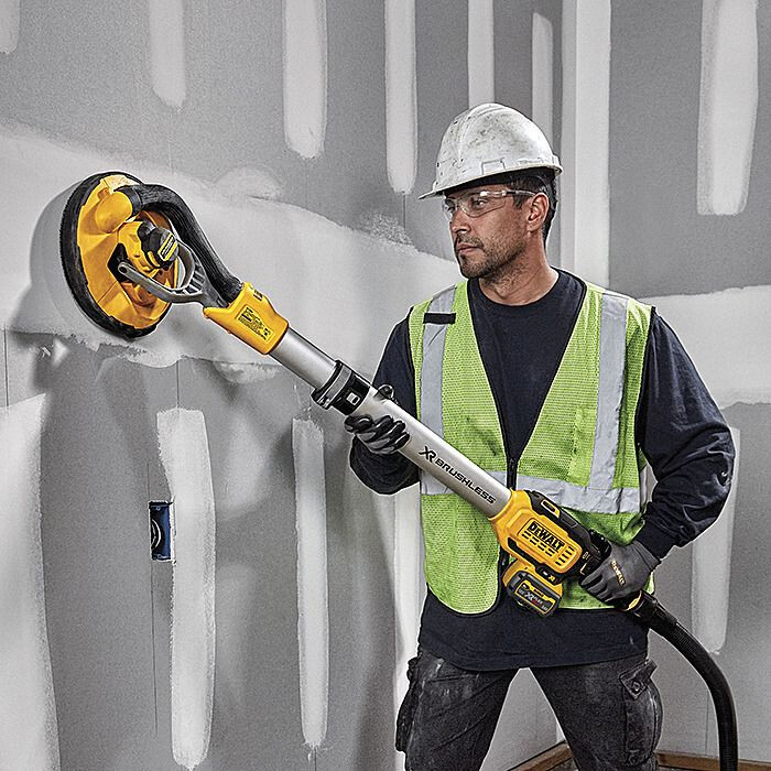 DeWalt DCE800T2 54v 225mm Flexvolt Drywall Sander Kit with 2 x 6Ah Batteries from Lawson HIS DeWalt DCE800T2 54v 225mm Flexvolt Drywall Sander Kit with 2 x 6Ah Batteries from Lawson HIS