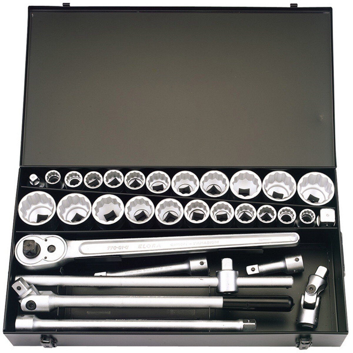 Elora 770-S22 MAU 31 Piece 3/4" Square Drive Metric and Imperial Socket Set 00335
