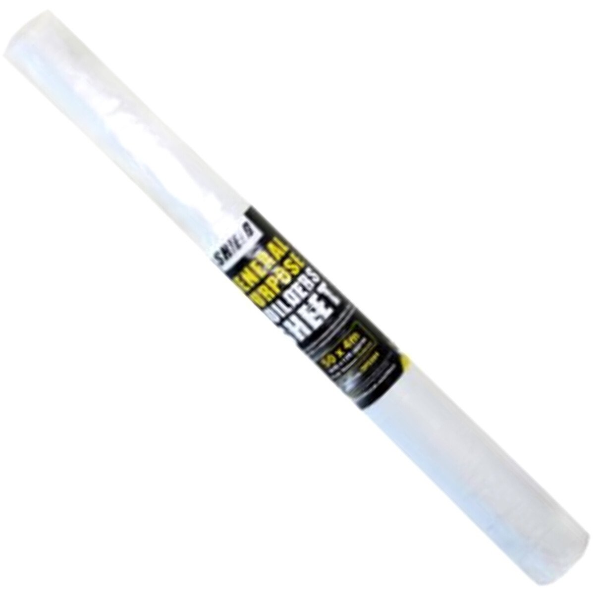 Timco DPS504 Shield General Purpose Clear Polythene Builders Sheet 50m x 4m
