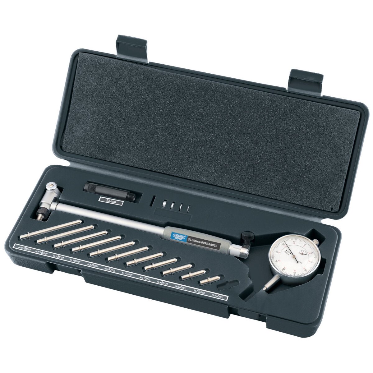 Draper 02753 BG50/160 Expert 50 160mm Bore Gauge Set