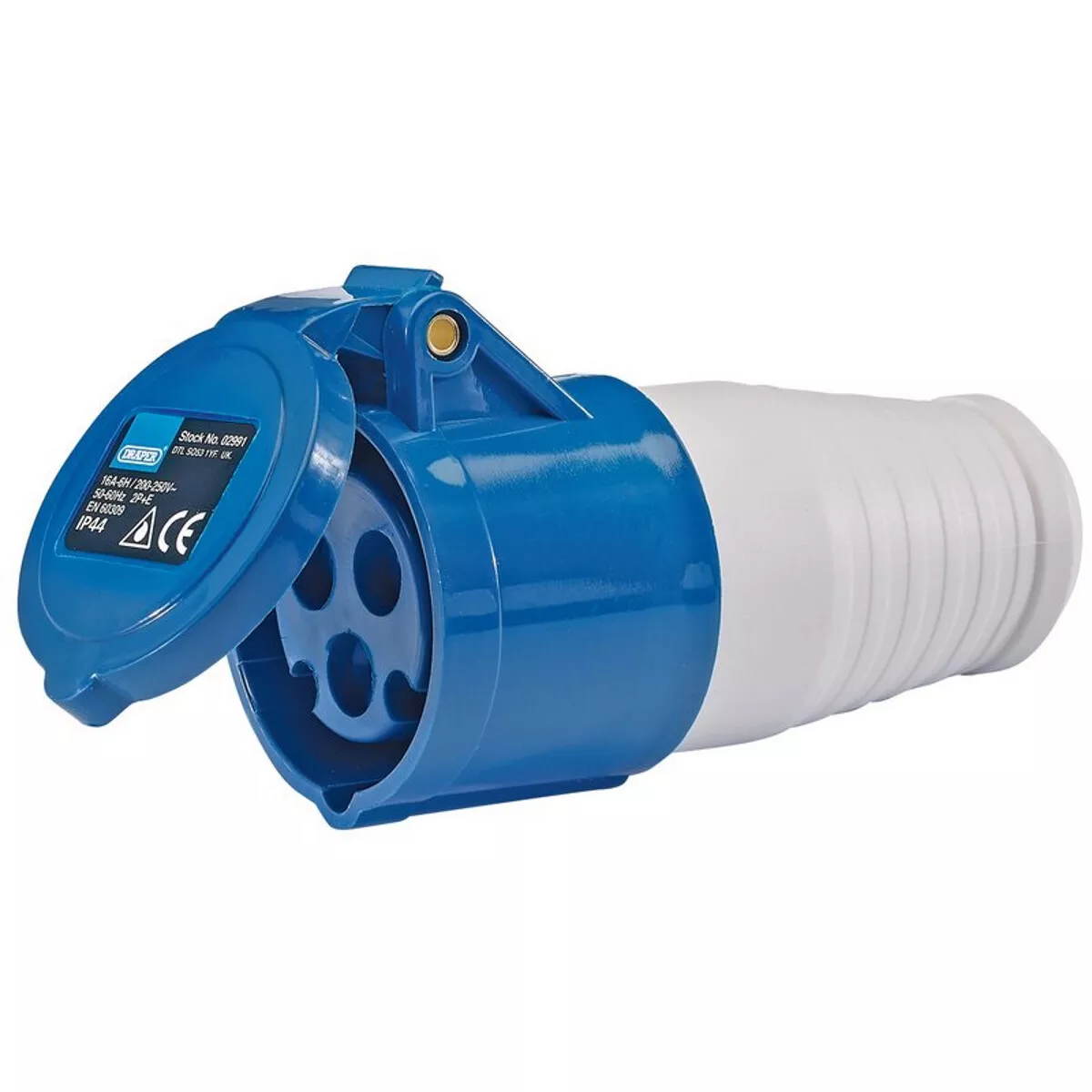 Draper 02991 SS230V/16A 230V IP44 Site Socket (16A)