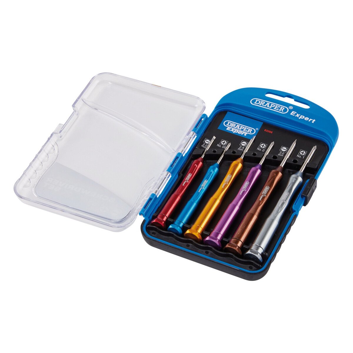 Draper 03266 PSD6 6 Piece Precision Screwdriver Set