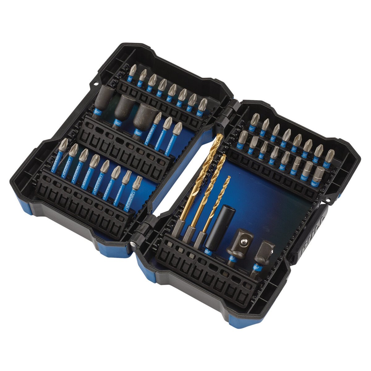 Draper 04931 IMBH44B Expert Impact Screwdriver Bit Set, 1/4" Hex (44 Piece)