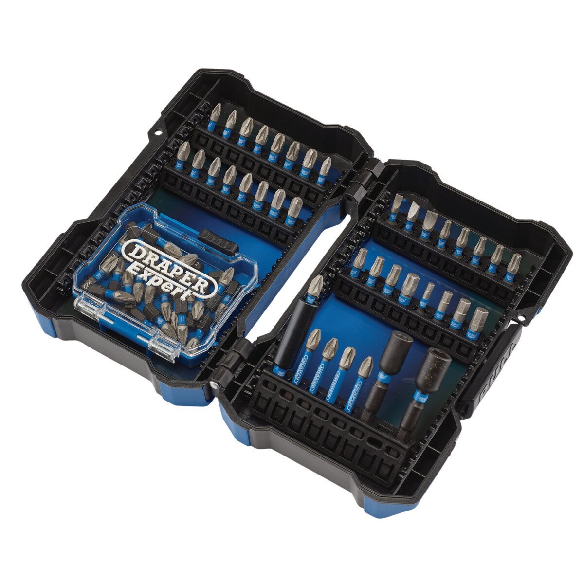 Draper 04932 Expert Impact Screwdriver Bit Set, 1/4" Hex 65 Piece