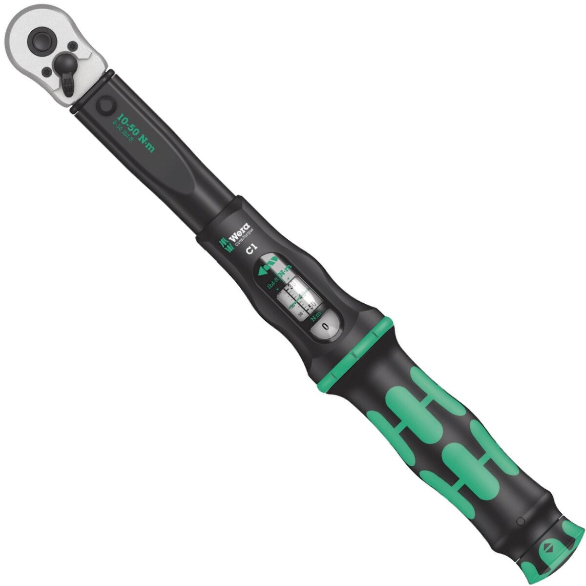 Wera ClickTorque C1 Torque Wrench 1/2" Square Drive 10 50 Nm