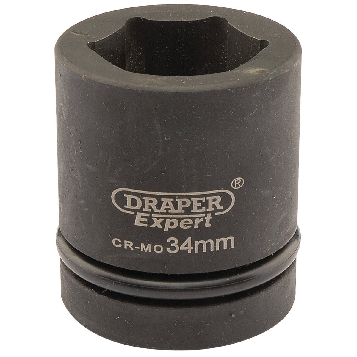 Draper 05114 425-MM Expert 34mm 1" Square Drive Hi Torq 6 Point Impact Socket