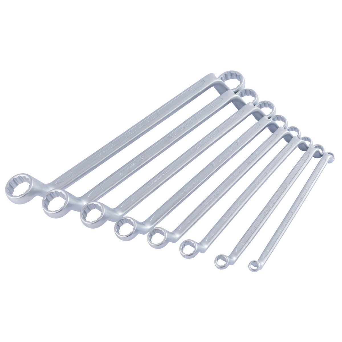 Elora 110 S8M 8 Piece Deep Crank Metric Ring Spanner Set 05567