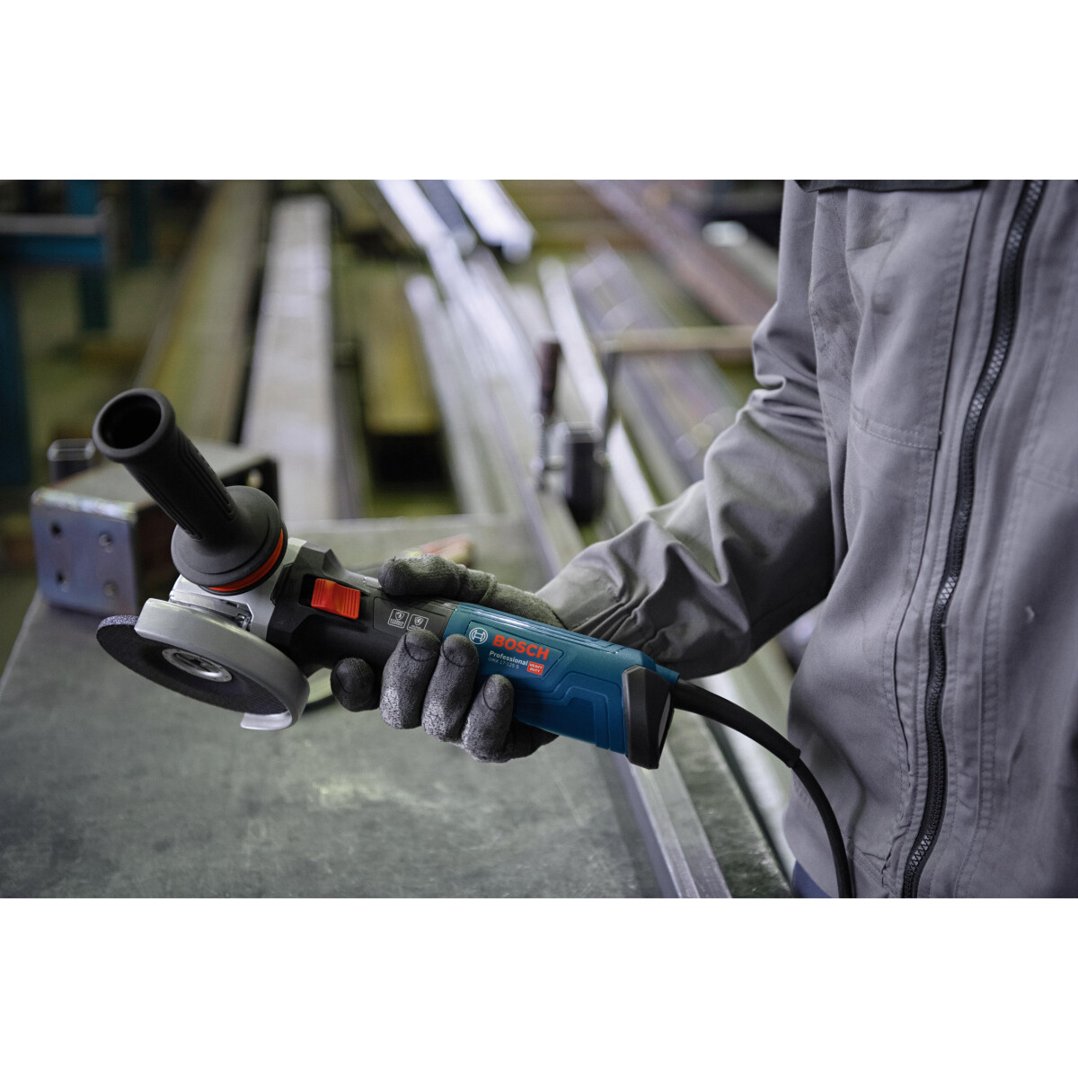 Bosch GWS 14125 S 5"/125mm 1400w Angle Grinder Vibration Control