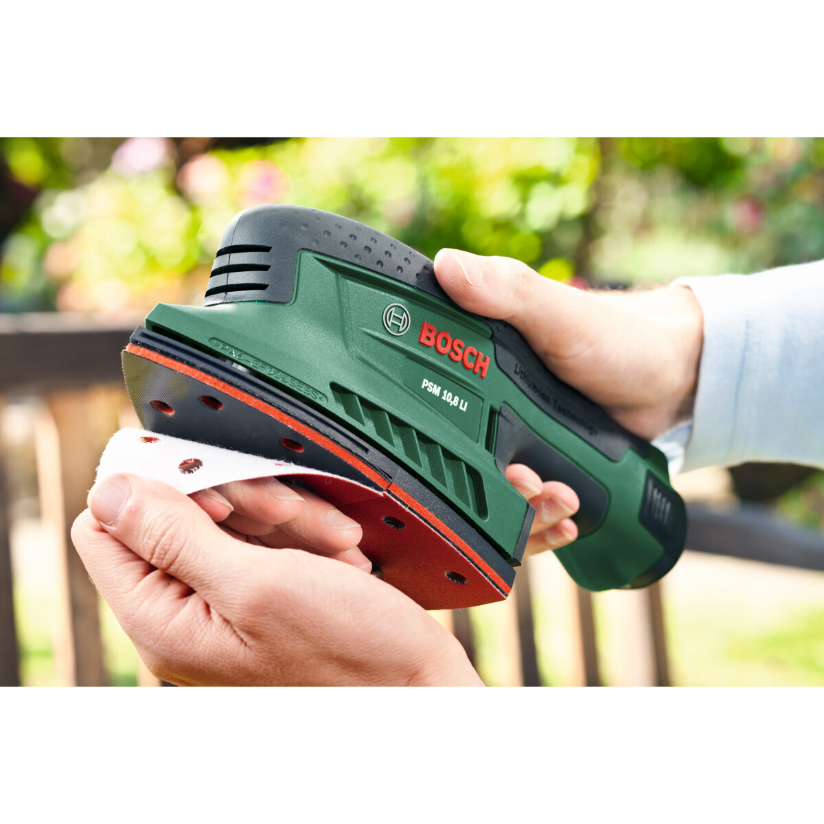 Bosch EasySander 12 12V MultiSander with 1x 2.5Ah Battery and 10 Piece