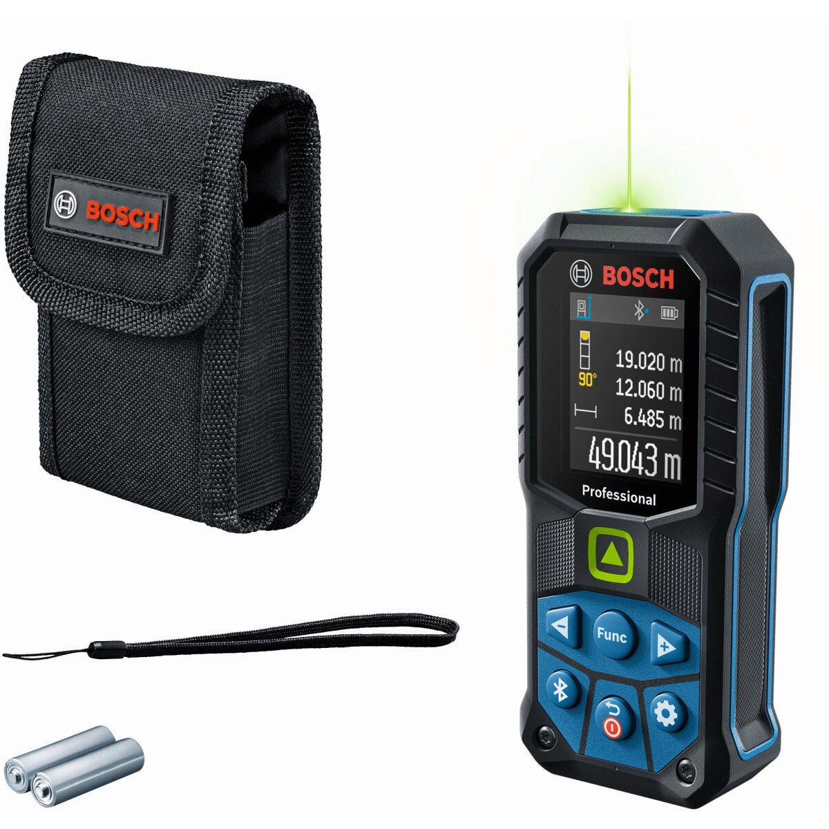 Bosch GLM 50-27 CG Laser measure 0.05 - 50M Green Beam Bluetooth connectivity 360° inclination sensor