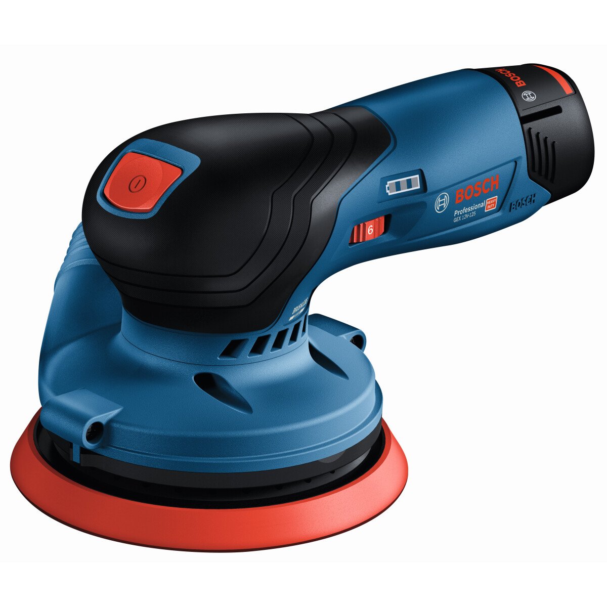 Bosch GEX12V-125N Body Only 12V Brushless 125mm Random Orbit Palm Sander in Carton