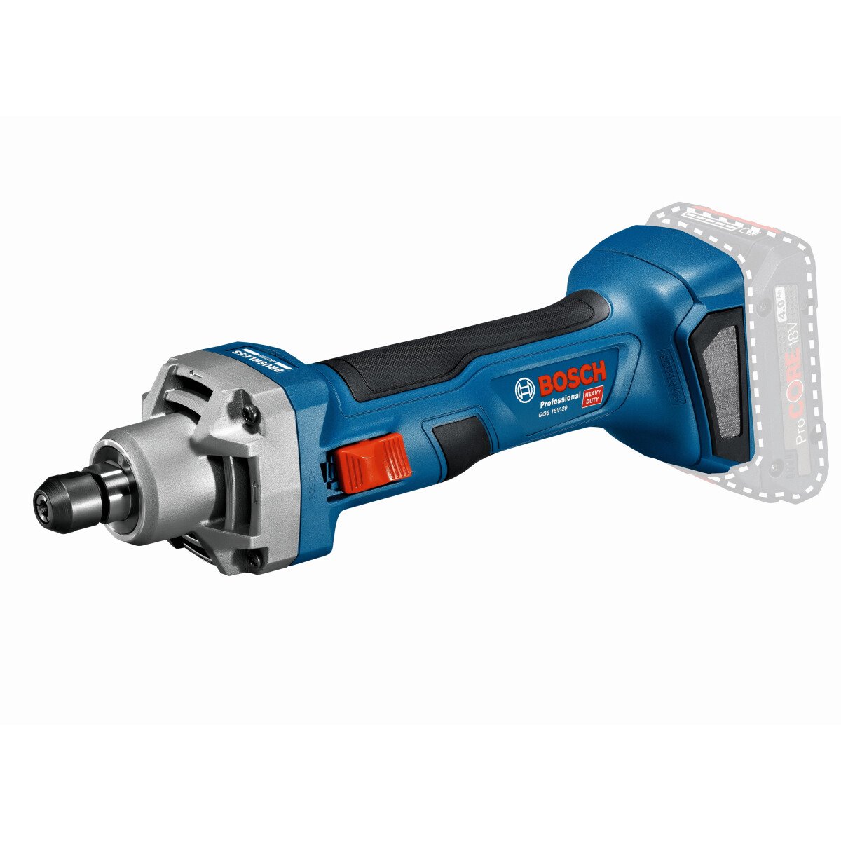 Bosch GGS 18V-20 Body Only 18V Brushless Straight Grinder in Carton