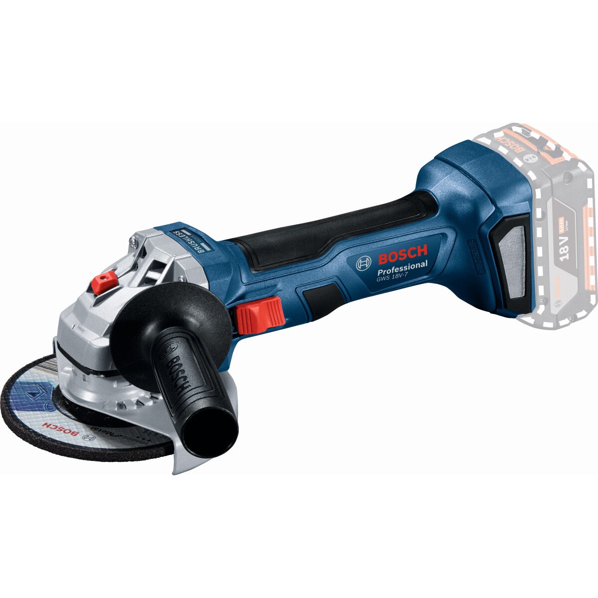 Bosch GWS18V-7125N Body Only 18V Brushless 125mm Angle Grinder in Carton