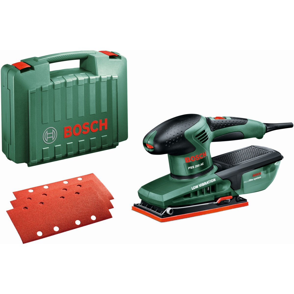 Bosch PSS 250 AE 93x230mm 125w Orbital Sander