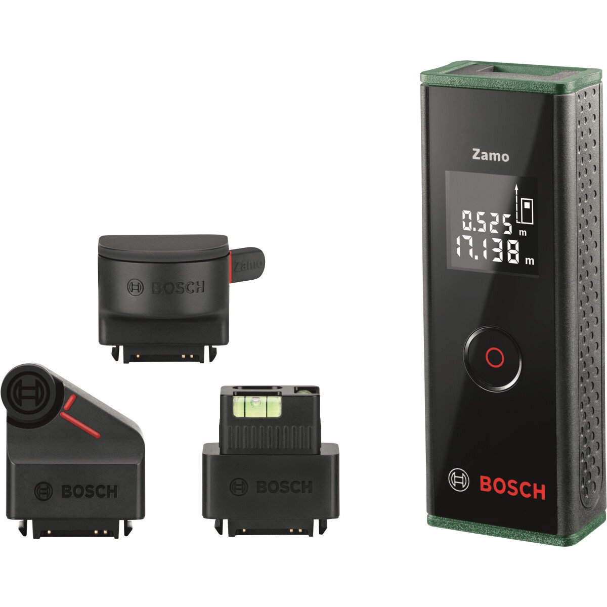 Bosch ZAMO3 SET Zamo Laser Measure 20m with 3 Adaptors