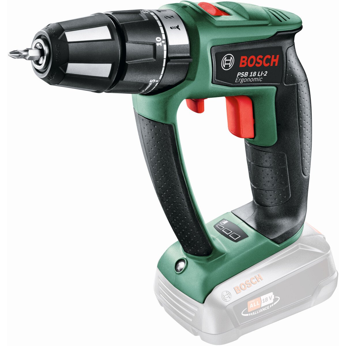 Bosch PSB18LI-2 Body Only 18V Combi Drill in Carton