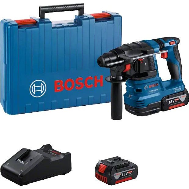 Bosch GBH 18V 22 18v BRUSHLESS 2KG SDS Hammer Drill Vibration Control 2x4.0ah in Carrying Case from Lawson HIS