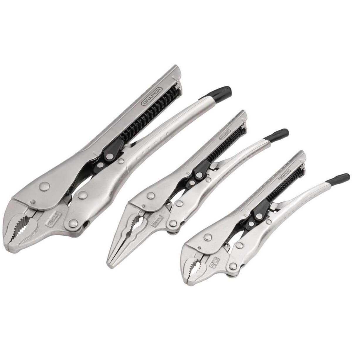 Draper 07103 Auto Locking Pliers Set (3 Piece)