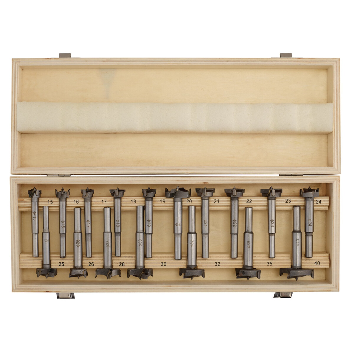 Draper 08930 FBS17 Forstner Drill Bit Set (17 Piece)