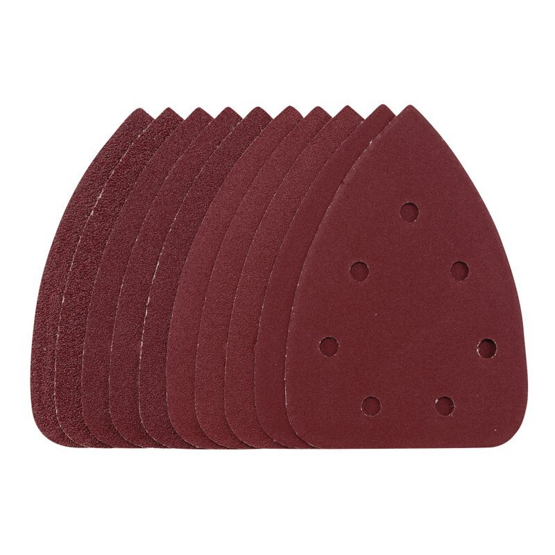 Draper 08626 SSD6 Detail Sanding Sheets With Hook And Loop, 140mm, Assorted Grit, Ssd6 (Pack Of 10)