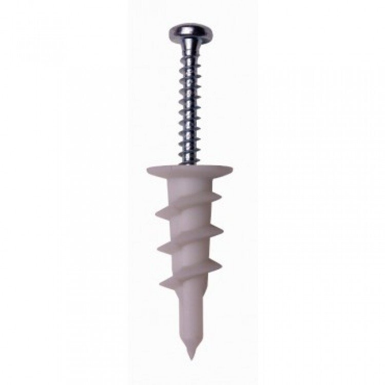 Fischer 42795 150 PDN Nylon Plasterboard  Fixing with 35mm Pan Headed Screw Pack of 100