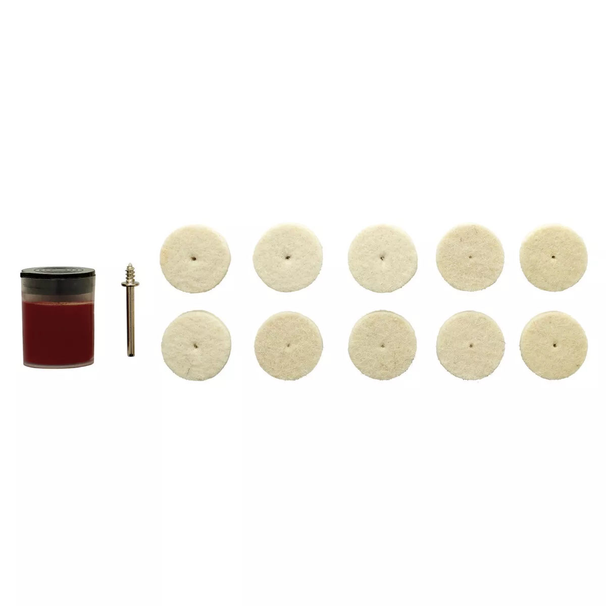 Draper 08958 Polishing Wheels Set for D20 Engraver/Grinder 12 Piece