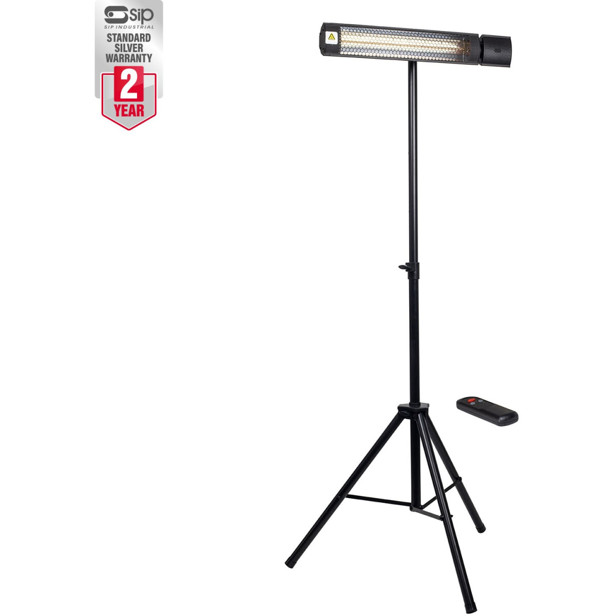 SIP 09586P Universal Halogen Heater With Remote Control And Stand from